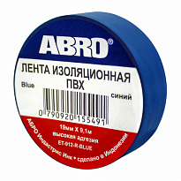 ABRO изолента синяя 9,1м ET-912-18-10-BLU-RW	10шт./500шт.